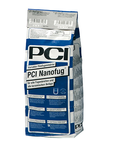 Затирка на цементной основе эластичная PCI Nanofug (Нанофуг) карамель 4 кг